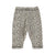 Newborn leggings | Light grey w/ animal print