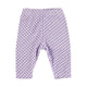 Newborn leggings | Lilac w/ little hearts