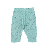 Newborn leggings | blue w/ little stars