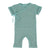 Newborn short sleeve babygrow| blue w/ little hearts
