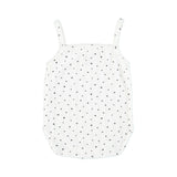 Newborn sleeveless body | ecru w/ little stars