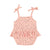 Newborn sleeveless body | pink w/ little flowers