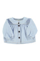 Baby Peter pan collar blouse | Light blue soft denim