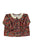 Peter pan collar blouse | Multicolor flowers