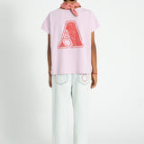 unisex trousers | washed light blue denim