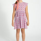 short dress | lilac w/ cherries allover