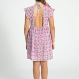short dress | lilac w/ cherries allover