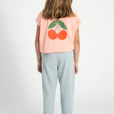 t-shirt | light pink w/ "ma chérie" print