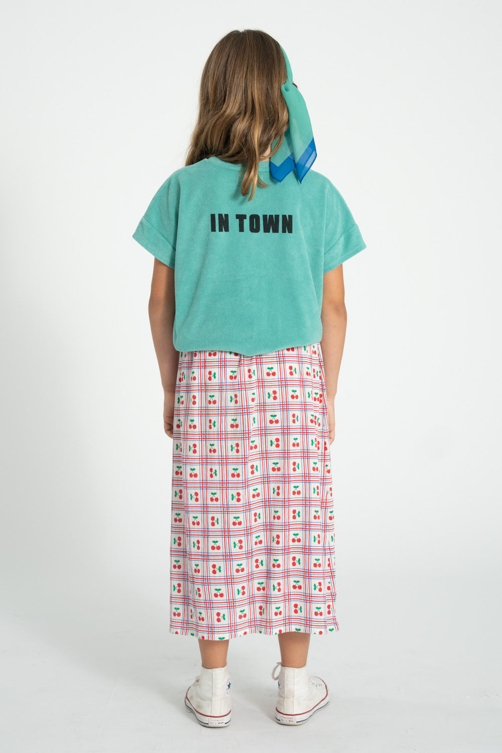 t-shirt | turquoise w/ "best friend" print