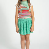Girl multicolor knitted top