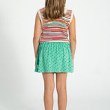 Girl multicolor knitted top