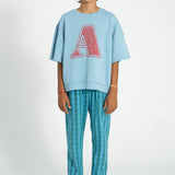 unisex trousers | blue & green checkered