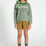 shorts | mustard animal print