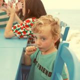 baby t-shirt | turquoise w/ "best friend" print