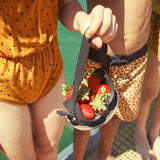 Boy Swim Shorts in Animal Print – Mustard