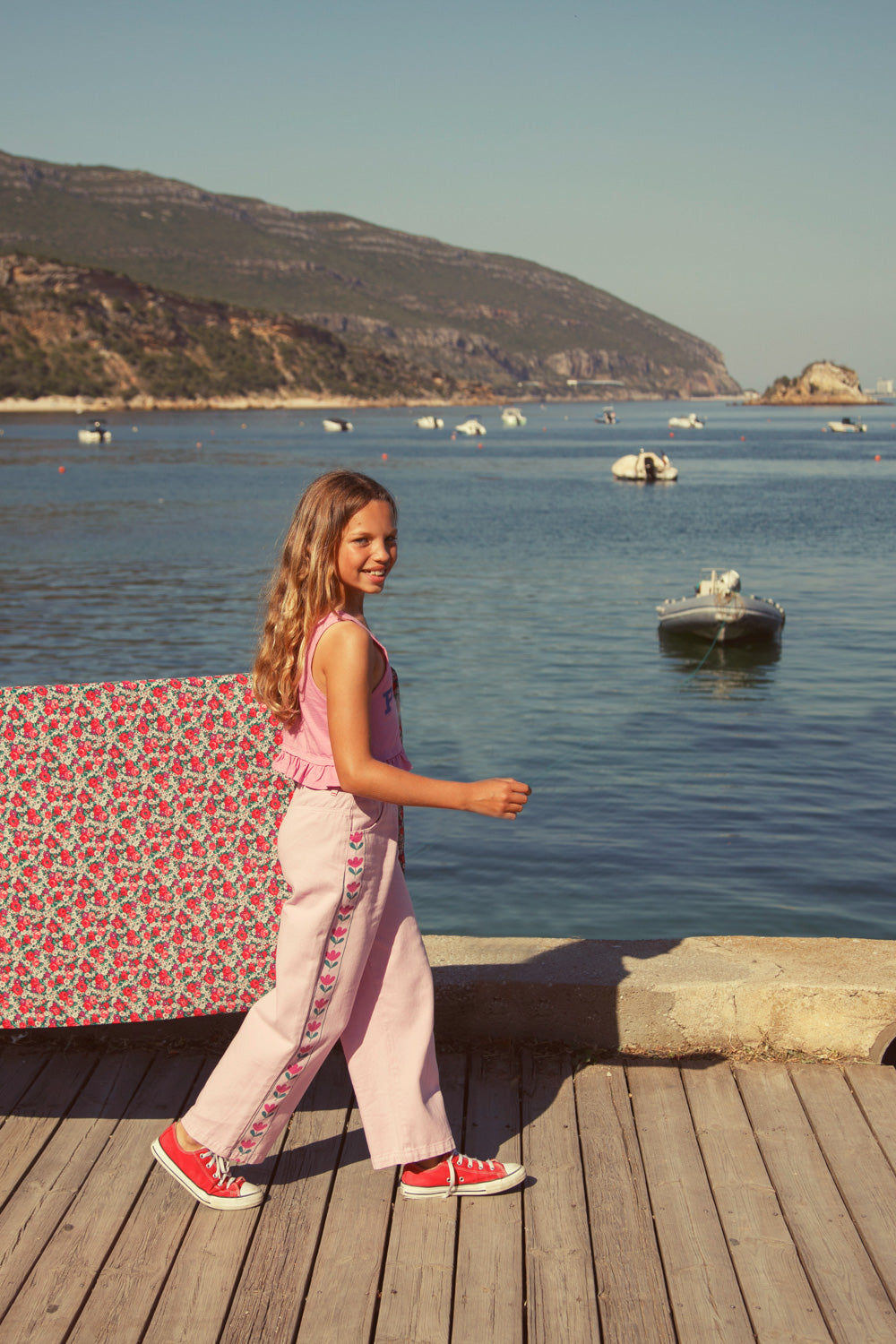 flare trousers | lilac