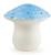 Large Mushroom Night Light Light Blue