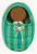 Gommu Green Striped Footmuff