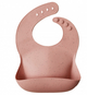 Silicone Baby Bib - Peach Terraza