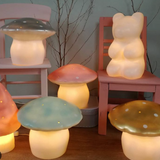 Large Mushroom Night Light Blue