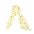 scrunchie | yellow stripes w/ little flowers