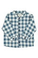 Shirt | Blue & white checkered