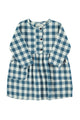 Short dress | Blue & white checkered