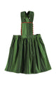 Short dress | Green w/ black stripes