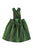 Short dress | Green w/ black stripes
