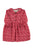 Short dress | Pink checkered w/ flowers