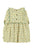 Short dress | Yellow checkered w/ flowers