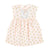 short dress | light pink stripes w/ little flowers