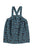 Short dress w/ straps | Blue w/ animal print