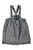 Short dress w/ straps | Faded black denim