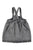 Short dress w/ straps | Faded black denim