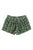 Shorts | Green w/ animal print