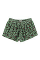 Shorts | Green w/ animal print