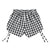 shorts | black & white checkered