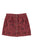 Short skirt | Bordeaux w/ zebra print
