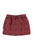 Short skirt | Bordeaux w/ zebra print