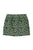 Short skirt | Green w/ animal print)