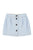 Short skirt | Light blue soft denim