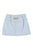 Short skirt | Light blue soft denim