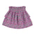 Short skirt | Lilac flowers