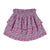 Short skirt | Lilac flowers