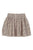 Short skirt | Pale pink w/ animal print