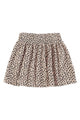 Short skirt | Pale pink w/ animal print