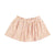 short skirt | light pink w/  yellow flowers