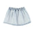 short skirt | washed blue denim
