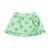 short skirt w/ ruffles | green w/ green trees